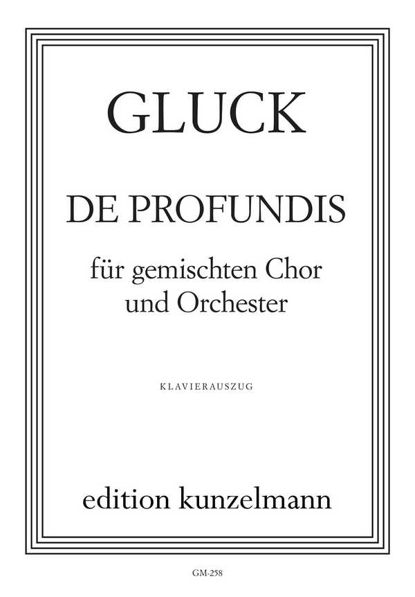 De Profundis&nbsp;&nbsp;für gem Chor und Orchester&nbsp;&nbsp;Klavierauszug