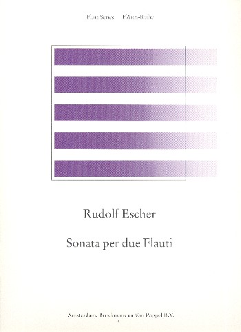 Sonate für 2 Flöten  Spielpartitur  Reede, R. de, ed