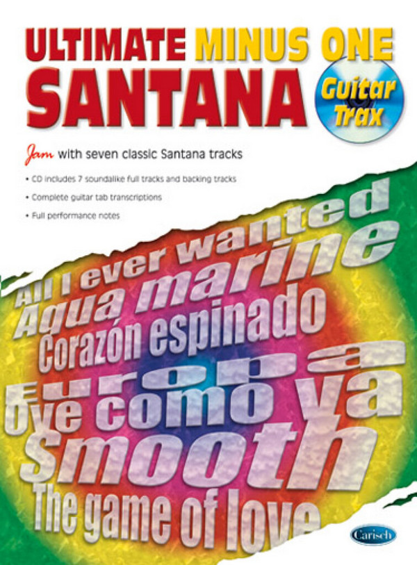 Santana (+CD): guitar trax&nbsp;&nbsp;Songbook vocal/guitar/tab&nbsp;&nbsp;
