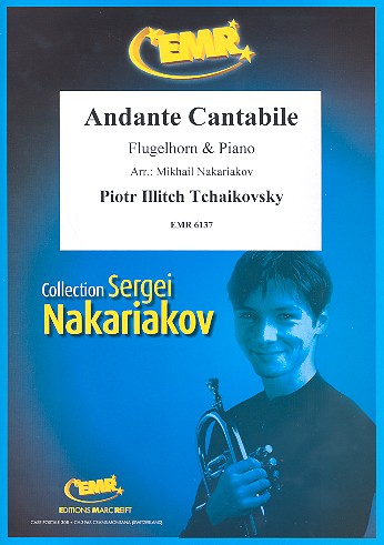 Andante cantabile for flugelhorn and piano  Nakariakov, Mikahil,  arr.  