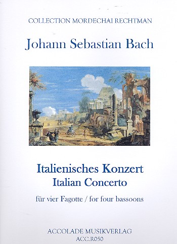 Italienisches Konzert BWV971&nbsp;&nbsp;für 4 Fagotte&nbsp;&nbsp;Partitur und Stimmen