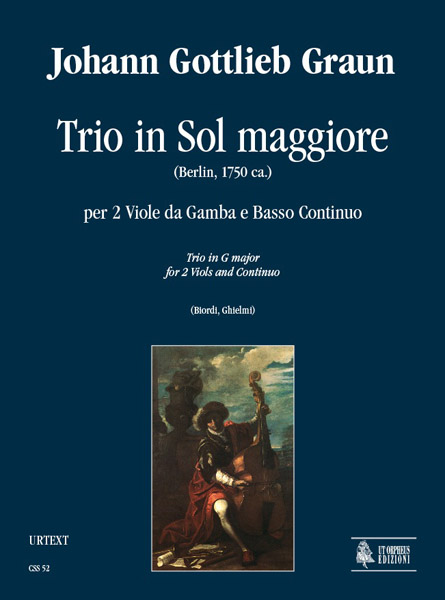 Trio sol maggiore per&nbsp;&nbsp;2 viole da gamba e bc&nbsp;&nbsp;Berlin ca. 1750
