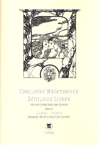 Sämtliche Lieder Band 2: Junge Lieder &nbsp;&nbsp;für mittlere/tiefe Singstimme und Klavier (dt/en)&nbsp;&nbsp;
