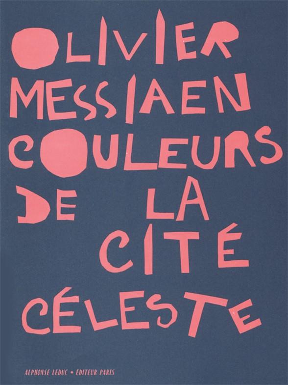Couleurs de la cité céleste  partition de poche (1963)  