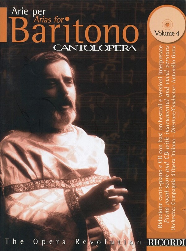 Arias for baritono vol.4 (+CD)&nbsp;&nbsp;Cantolopera&nbsp;&nbsp;