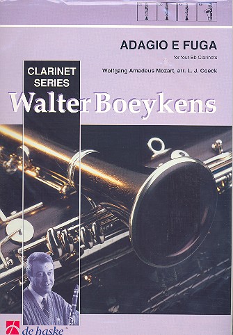 Adagio und Fuge für 4 Klarinetten&nbsp;&nbsp;Coeck, L.J.,  arr.&nbsp;&nbsp;