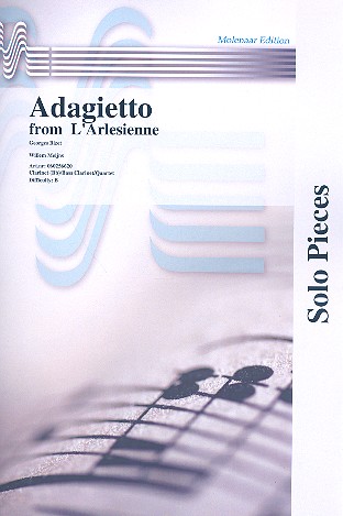 Adagietto aus L'Arlesienne  für 4 Klarinetten, Partitur+Stimmen  Meijns, W., Bearb.