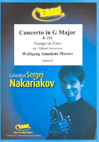 Konzert G-Dur KV216 für&nbsp;&nbsp;Trompete und Klavier&nbsp;&nbsp;Nakariakov, M., Bearb.