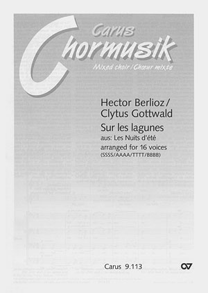Sur les lagunes für gem Chor (16 Stimmen)&nbsp;&nbsp;Chorpartitur&nbsp;&nbsp;