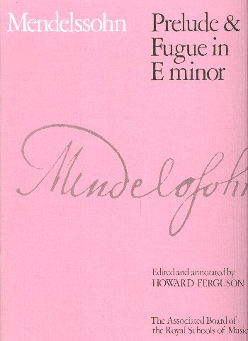 Prelude and Fugue in e minor&nbsp;&nbsp;for piano&nbsp;&nbsp;