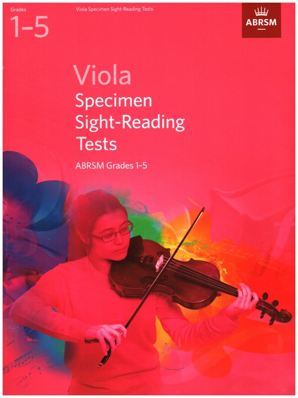 Specimen Sight-Reading Tests 2012&nbsp;&nbsp;Grades 1-5 for viola&nbsp;&nbsp;