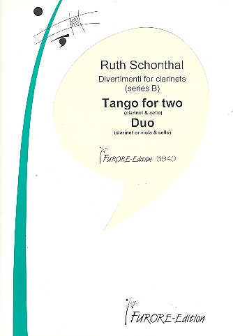 Tango for two  und  Duo  für Klarinette (Viola) und Violoncello  Partitur und Stimmen