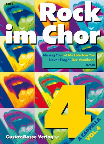 Rock im Chor Band 4 für gem Chor&nbsp;&nbsp;Partitur&nbsp;&nbsp;