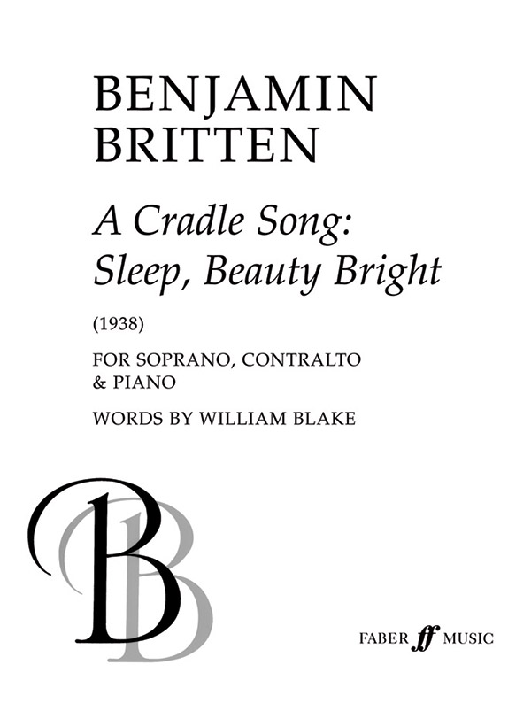 A cradle song sleep  beauty sleep for soprano,  contralto and piano (1938)