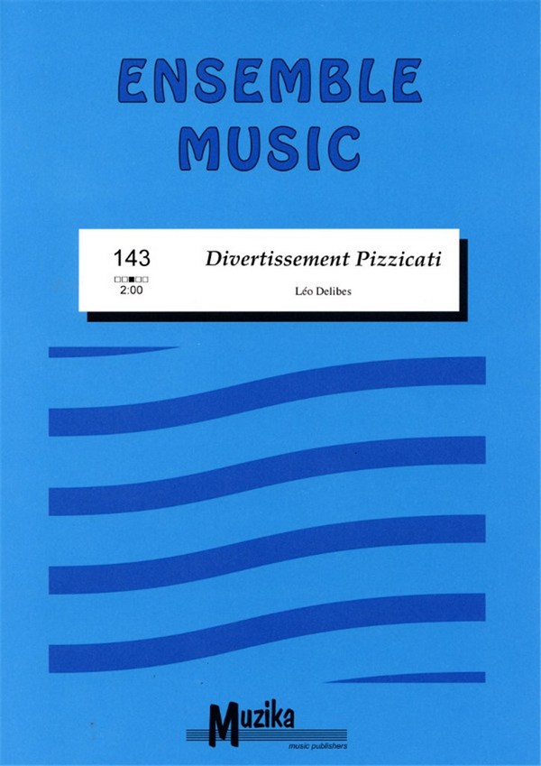 Divertissement pizzicati  für gem Ensemble mit Klavier  Partitur+Stimmen