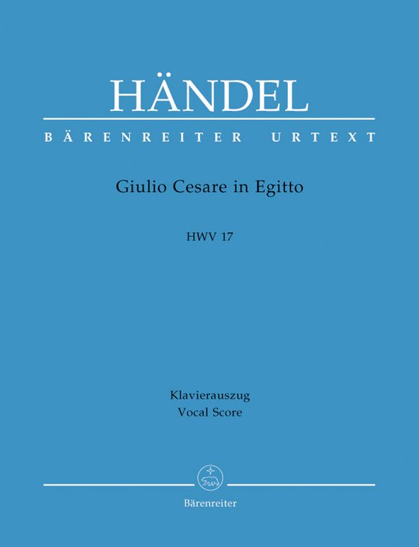 Giulio Cesare in Egitto HWV17&nbsp;&nbsp;&nbsp;&nbsp;Klavierauszug (it/dt)