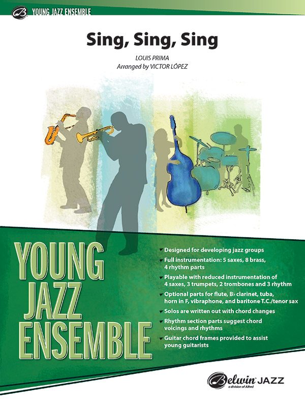 Sing sing sing&nbsp;&nbsp;for jazz ensemble&nbsp;&nbsp;score and parts