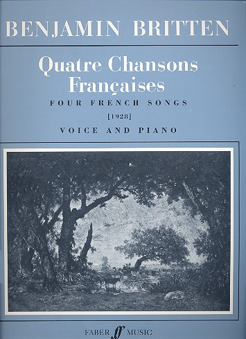 4 french Songs  for voice and piano  