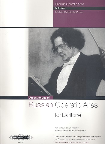 An Anthology of Russian operatic Arias&nbsp;&nbsp;for baritone&nbsp;&nbsp;