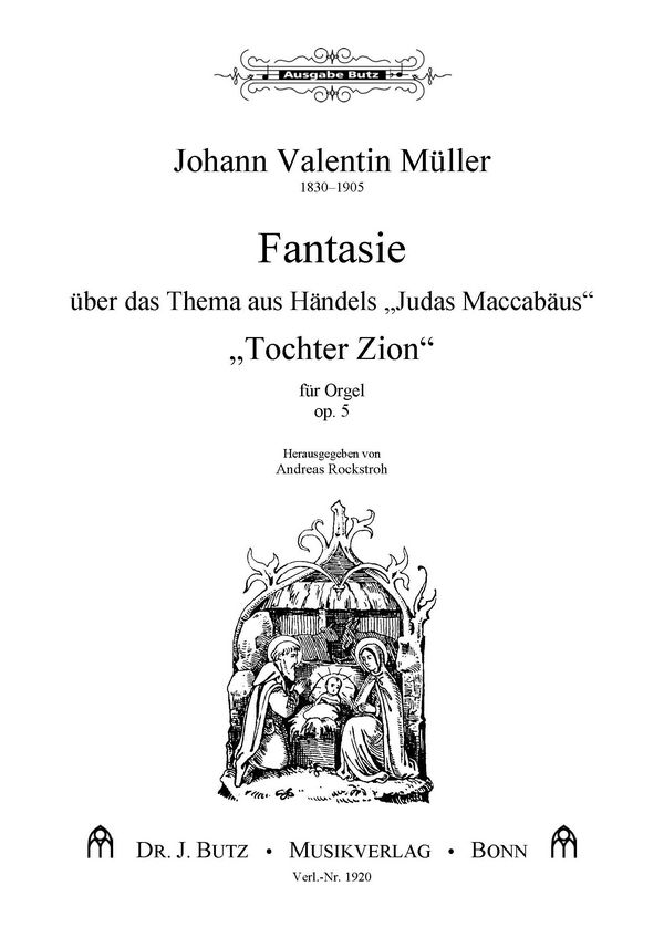 Fantasie op. 5&nbsp;&nbsp;für Orgel&nbsp;&nbsp;