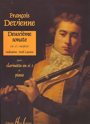 Sonate sib majeur no.2  pour clarinette en sib et piano  Lancien, Noel, arr.