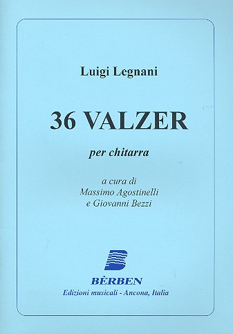 36 Walzer  für Gitarre  