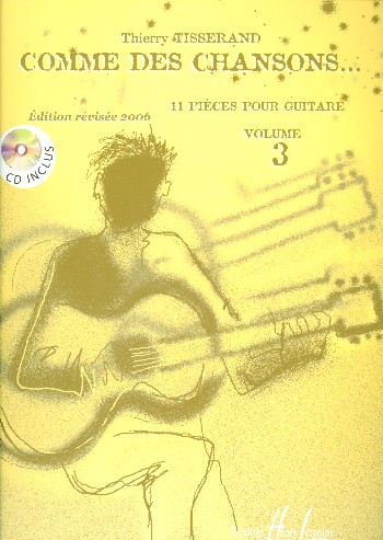 Comme des chansons vol.3 (+CD)  pour guitare  