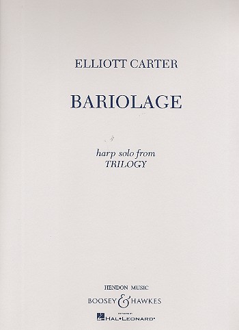 Bariolage From Trilogy  für Harfe  