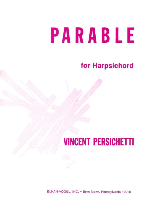 Parable no.24 op.153&nbsp;&nbsp;for harpsichord&nbsp;&nbsp;