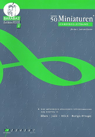 50 Miniaturen&nbsp;&nbsp;für Klavier Lehrer-Begleitband&nbsp;&nbsp;