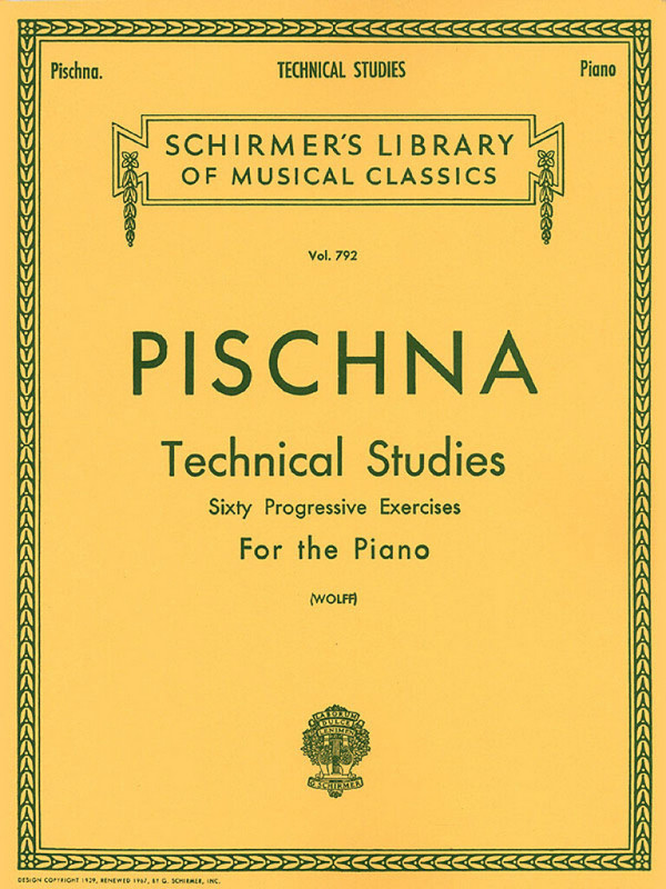 Technical Studies&nbsp;&nbsp;for piano&nbsp;&nbsp;Wolff, B., arr.