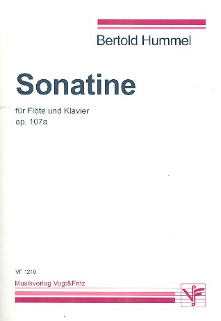 Sonatine op.107a für Flöte&nbsp;&nbsp;und Klavier&nbsp;&nbsp;