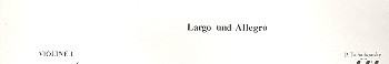 Largo und Allegro für&nbsp;&nbsp;Flöte und Streicher&nbsp;&nbsp;Violine 1