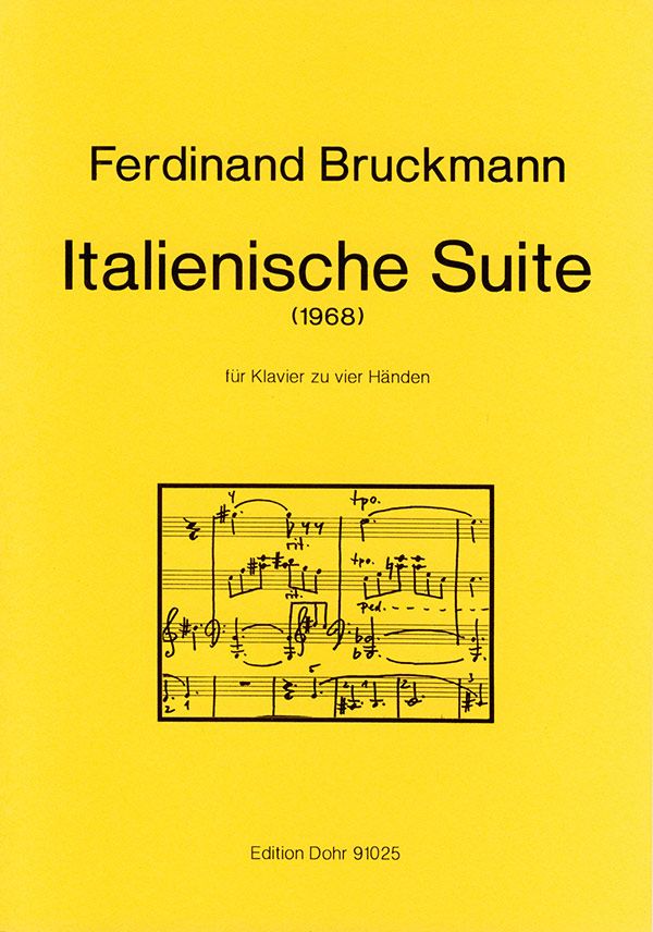 Italienische Suite für&nbsp;&nbsp;Klavier zu 4 Händen&nbsp;&nbsp;