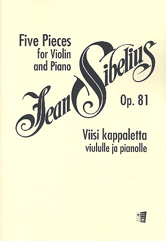 5 Stücke op.81  für Violine und Klavier  