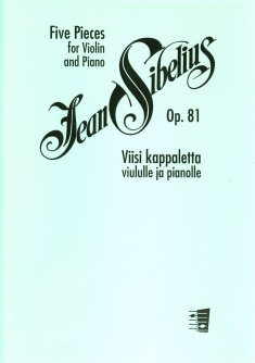 5 Stücke op.81  für Violine und Klavier  