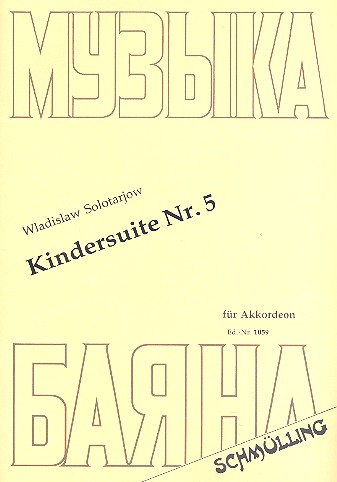 Kindersuite Nr.5  für Akkordeon  