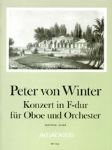 Konzert F-Dur für Oboe  und Orchester  Partitur
