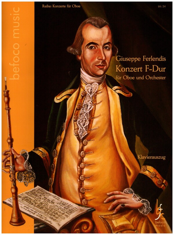 Konzert F-Dur Nr.2 op.13  für Oboe und Orchester  Klavierauszug