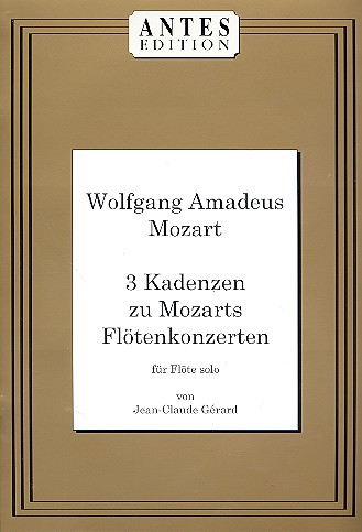 3 Kadenzen zu Mozarts Flötenkonzerten  für Flöte solo  