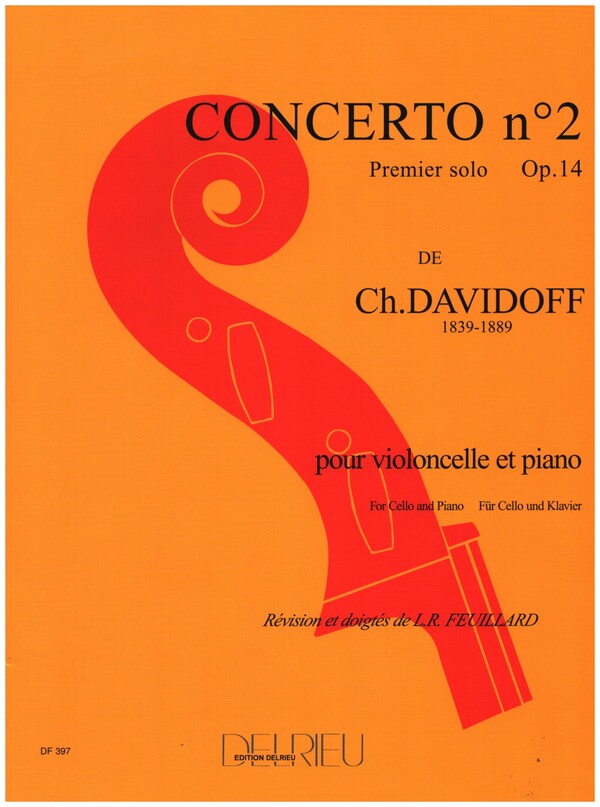Concerto no.2 op.14 pour&nbsp;&nbsp;violoncelle et piano&nbsp;&nbsp;Feuillard, L.R., ed