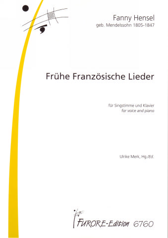 Frühe französische Lieder  für Gesang und Klavier  