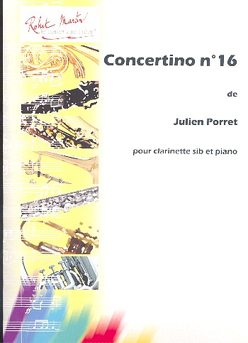 Concertino Nr.16  für Klarinette und Klavier  