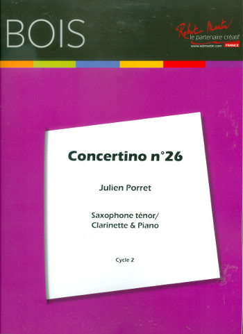 Concertino Nr.26 für Tenorsaxophon  (Klarinette) und Klavier  