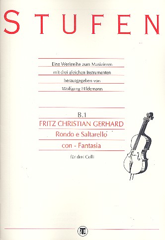 Rondo e saltarello con fantasia  für 3 Violoncelli  Partitur und Stimmen