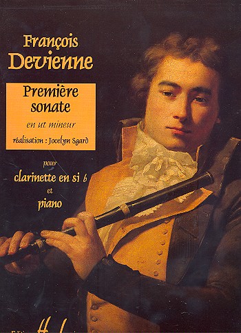 Sonate en ut mineur no.1 (+CD)  pour clarinette et piano  