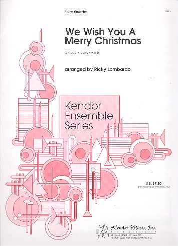 We wish you a merry Christmas&nbsp;&nbsp;for 4 flutes&nbsp;&nbsp;score and parts