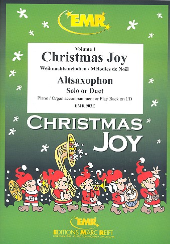 Christmas Joy vol.1&nbsp;&nbsp;Weihnachtsmelodien für&nbsp;&nbsp;1-2 Altsaxophone und Klavier (Orgel)