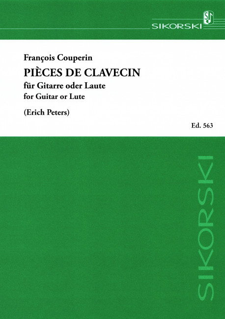 Pièces de clavecin  für Gitarre (Laute)  