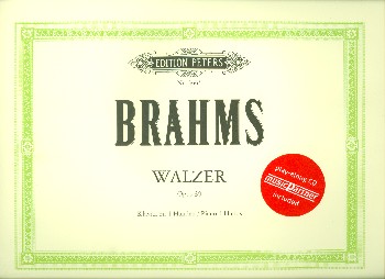 Walzer op39 (+CD)&nbsp;&nbsp;für Klavier zu 4 Händen&nbsp;&nbsp;